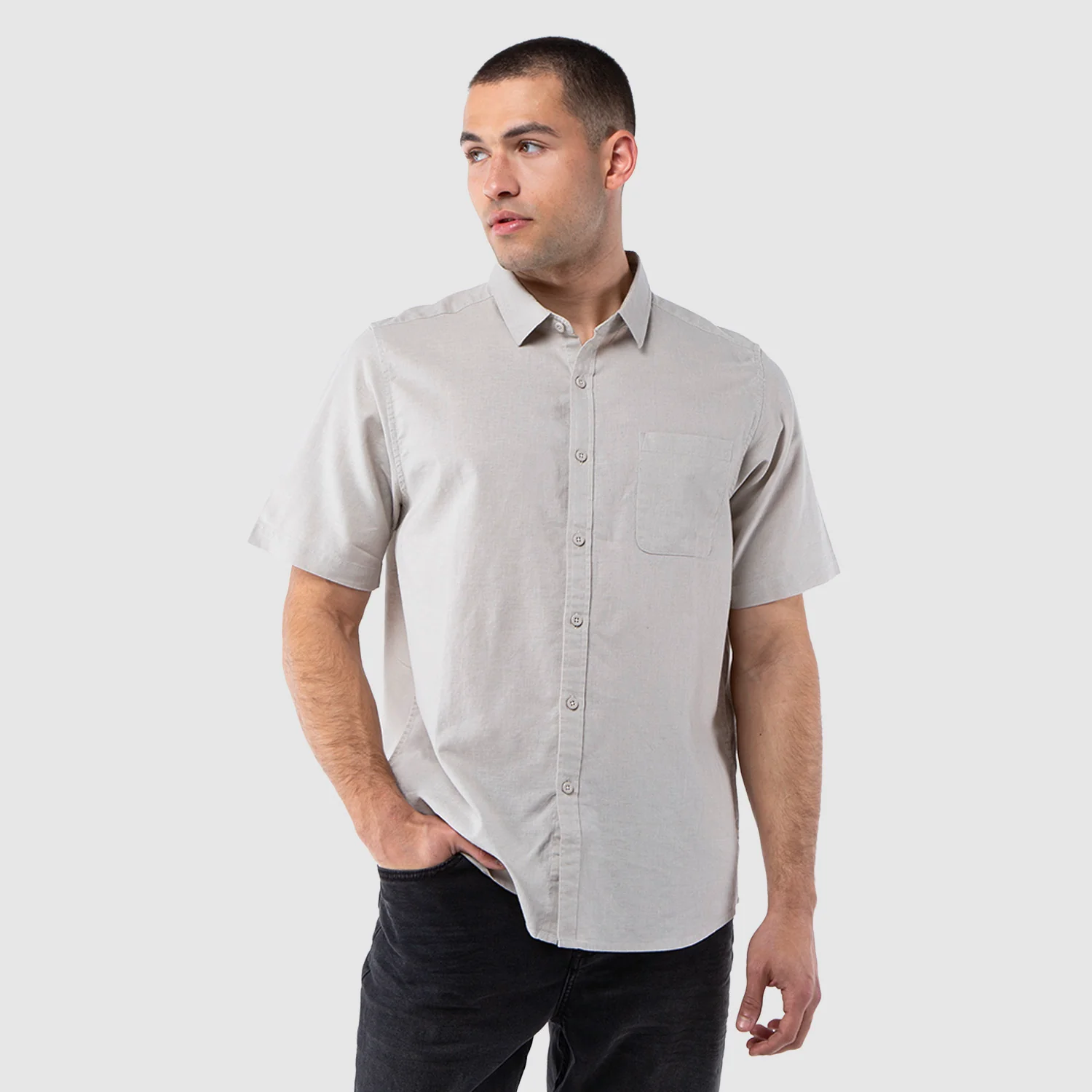 CAMISA MANGA CORTA LINO - Image 4